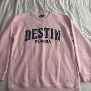 Pink Destin Florida Sweatshirt